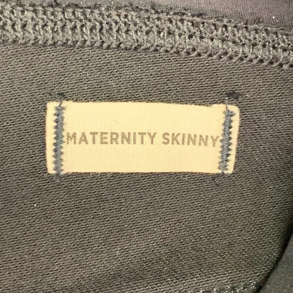 Madewell Women's Maternity Over-the-Belly Skinny Jeans in Lunar‎ Wash Size 25 - Picture 9 of 15